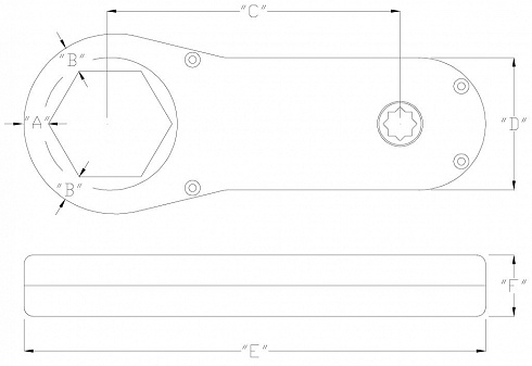 Мультипликатор механический TC-075-4-1, 3260Нм