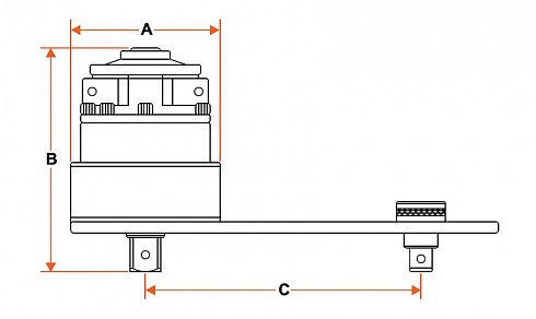 Мультипликатор механический BTM-6 3400Нм